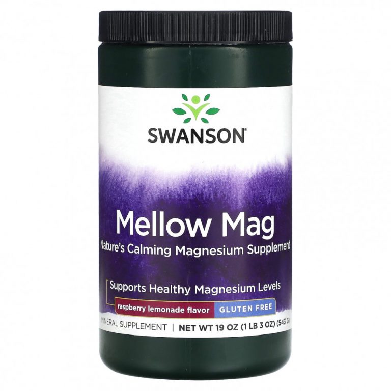 Swanson, Mellow Mag, малиновый лимонад, 543 г (19 унций)