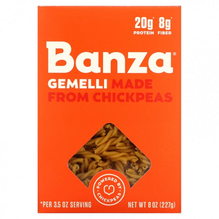 Banza, Gemelli из нута, 227 г (8 унций)