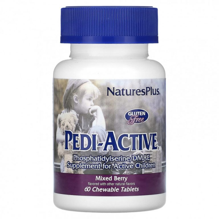 NaturesPlus, Pedi-Active, ягодное ассорти, 60 жевательных таблеток