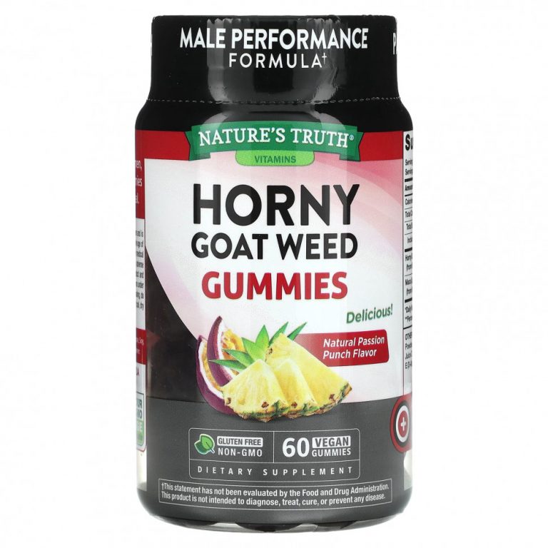 Nature’s Truth, Horny Goat Weed, Passion Punch, 60 веганских жевательных таблеток