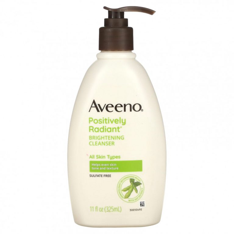 Aveeno, Positively Radiant, осветляющее очищающее средство, 325 мл (11 жидк. Унций)