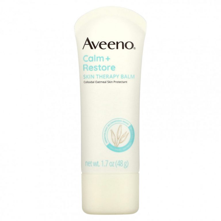 Aveeno, Calm + Restore, бальзам для ухода за кожей, без отдушек, 48 г (1,7 унции)