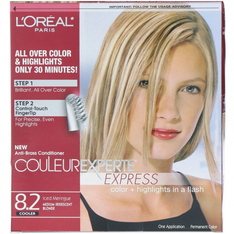 L’Oreal, Couleur Experte Express, краска для волос с эффектом выгоревших прядей, оттенок 8.2 «Сияющий блонд», на 1 применение