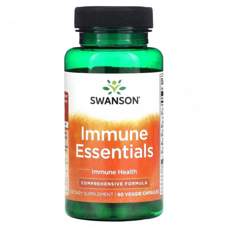 Swanson, Immune Essentials, 60 растительных капсул