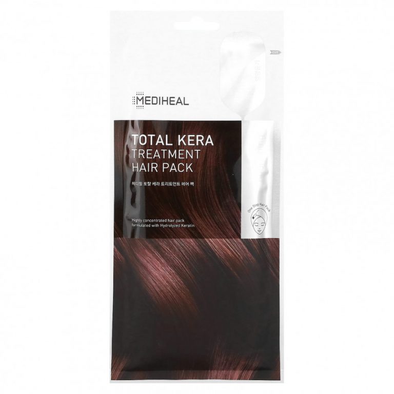 Mediheal, Total Kera Treatment Hair Pack, маска для волос, 5 шт., 40 мл (1,35 жидк. унции)