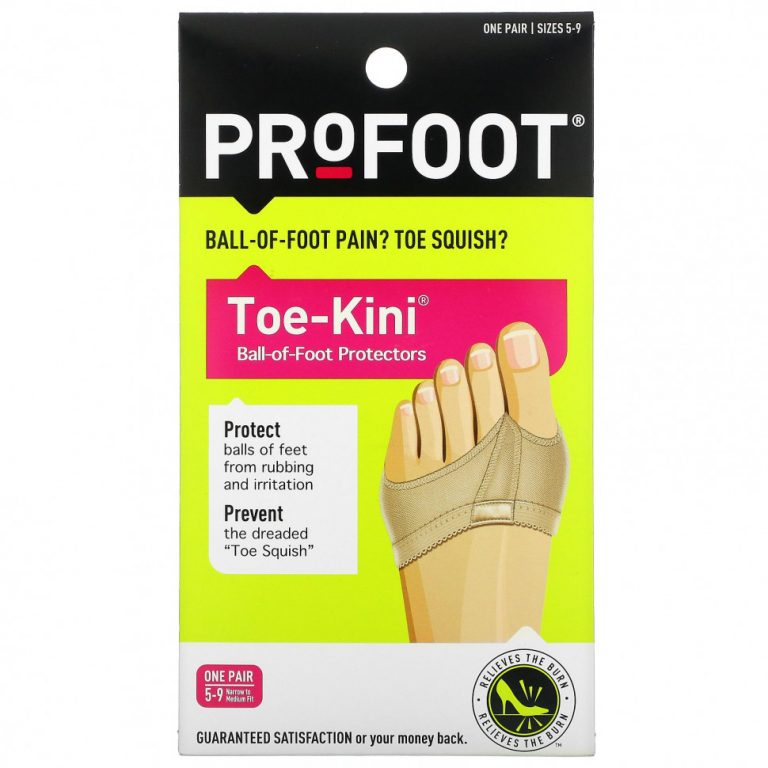 Profoot, Toe-Kini, защитные накладки на подушечку стопы, размеры 5–9, 1 пара