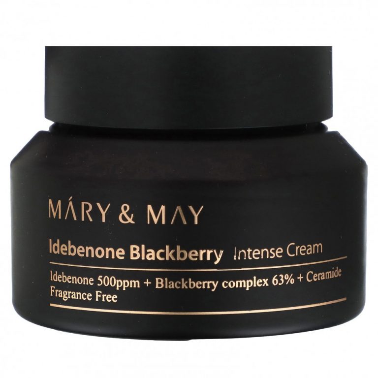 Mary&May, Idebenone Blackberry, интенсивный крем, 70 г (2,46 унции)