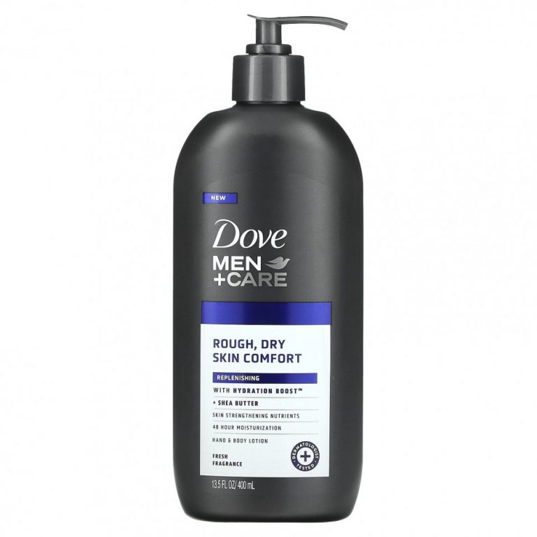 Dove, Men + Care, лосьон для рук и тела, для ухода за сухой кожей, свежесть, 400 мл (13,5 жидк. Унции)