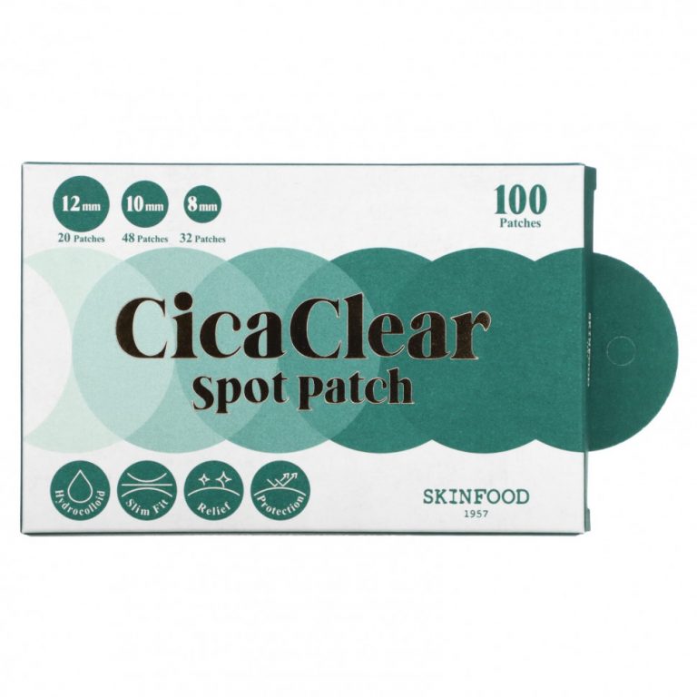 SKINFOOD, CicaClear Spot Patch, 100 патчей