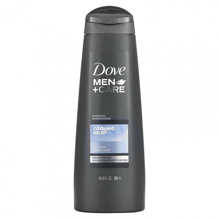 Dove, Men + Care, охлаждающий шампунь, ледяной ментол, 355 мл (12 жидк. Унций)