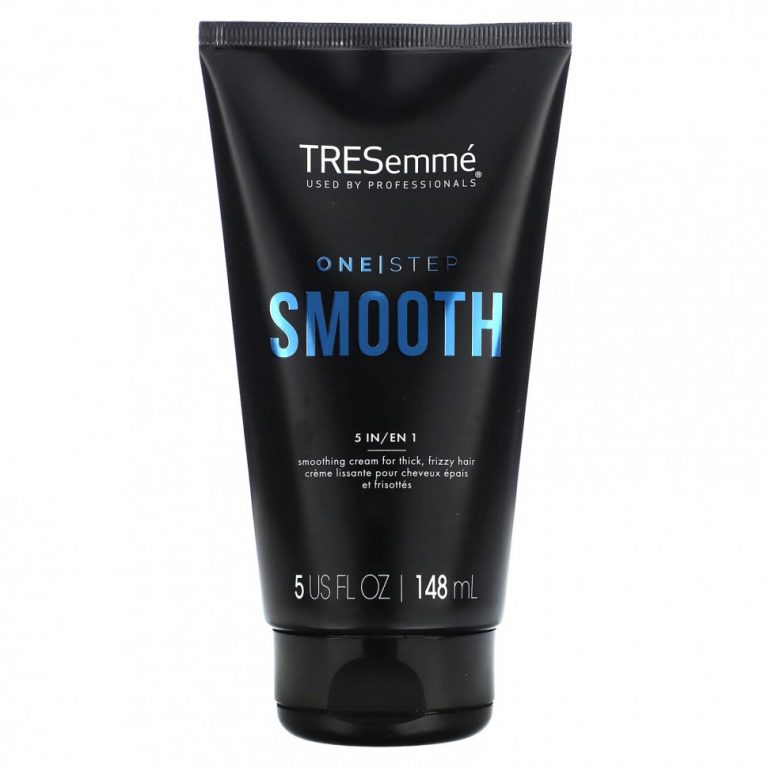 Tresemme, One Step, Smooth, разглаживающий крем 5 в 1, для густых, вьющихся волос, 148 мл (5 жидк. Унций)