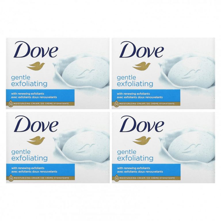 Dove, Beauty Bar Soap, мягкое отшелушивающее мыло, 2 шт. По 106 г (3,75 унции)