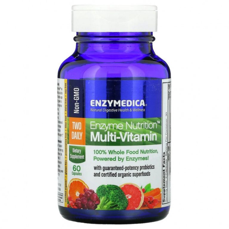 Enzymedica, Enzyme Nutrition, мультивитамины, две капсулы в день, 60 капсул