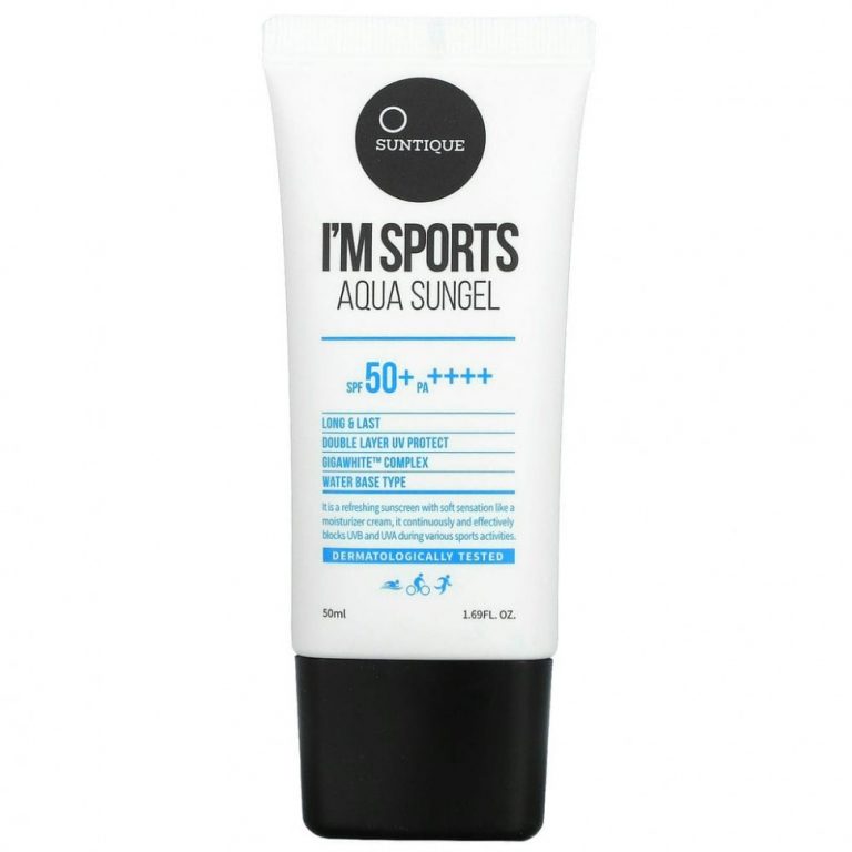 Suntique, I’m Sports Aqua Sungel, SPF 50+ PA ++++, 50 мл (1,69 жидк. Унции)