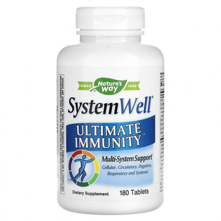 Nature’s Way, System Well, Ultimate Immunity, 180 таблеток