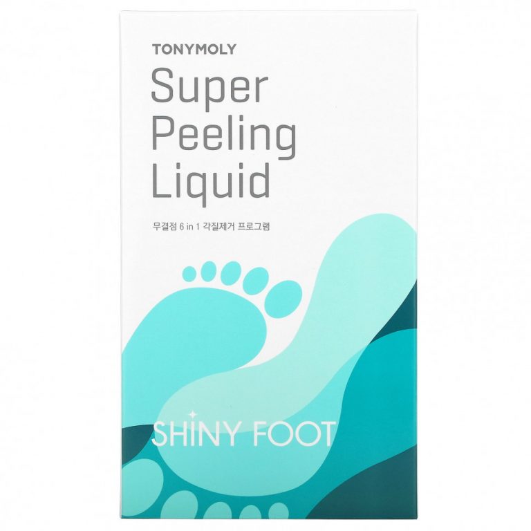 Tony Moly, Shiny Foot, жидкость для суперпилинга, 1 пара