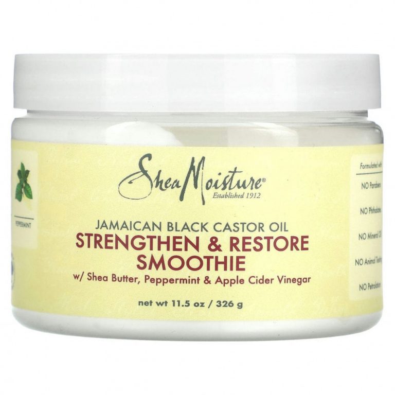 SheaMoisture, Strengthen & Restore Smoothie, Jamaican Black Castor Oil, 12 oz (340 g)