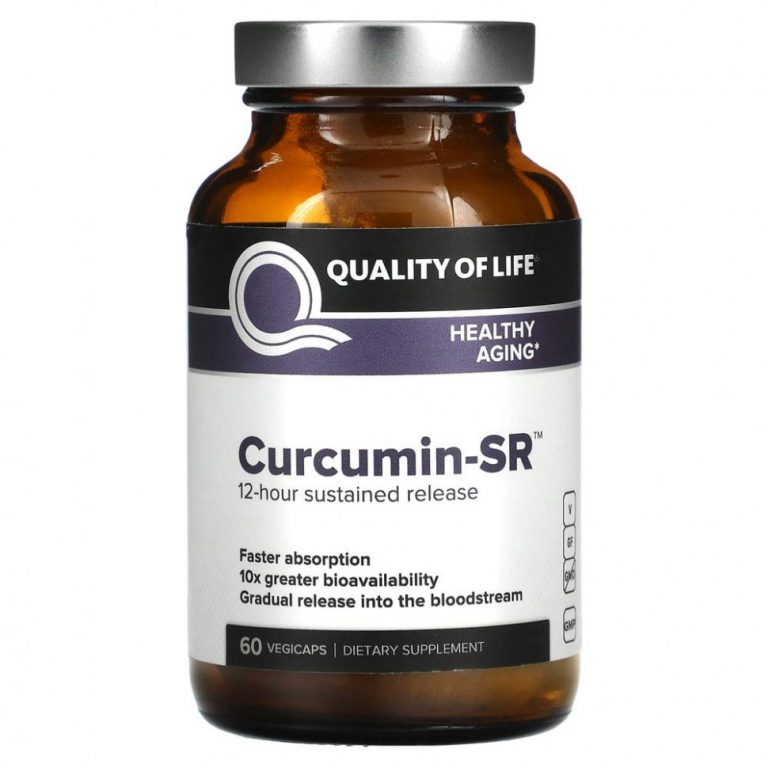 Quality of Life Labs, Curcumin-SR« 60 растительных капсул