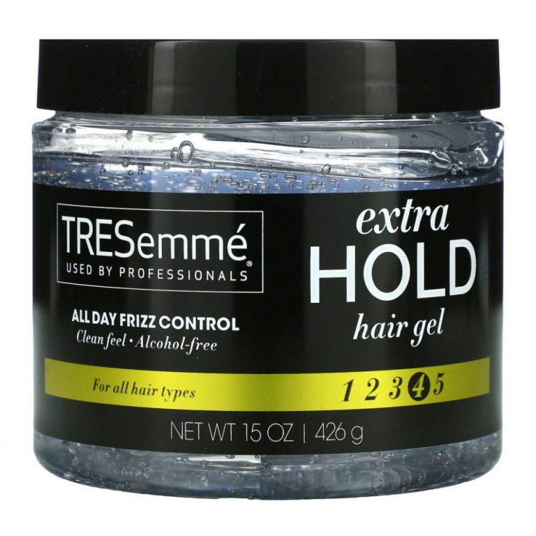 Tresemme, Гель для волос повышенной фиксации, 4, против пушения в течение всего дня, 426 г (15 унций)