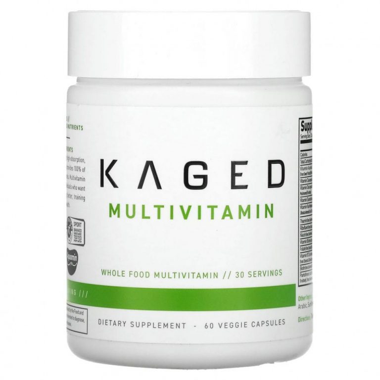 Kaged Muscle, MultiVitamin, 60 растительных капсул