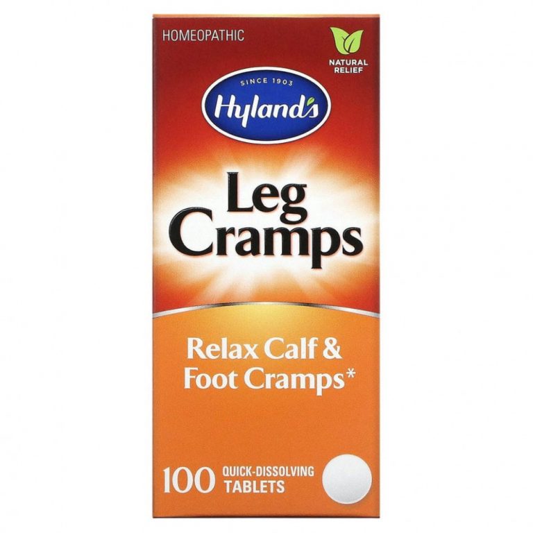 Hyland’s, Leg Cramps, средство от судорог ног, 100 быстрорастворимых таблеток