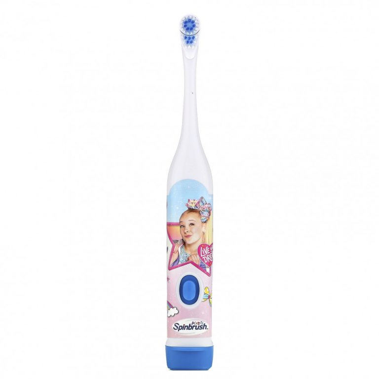 Arm & Hammer, Kid’s Spinbrush, JoJo Siwa, мягкая зубная щетка на батарейках, 1 шт.