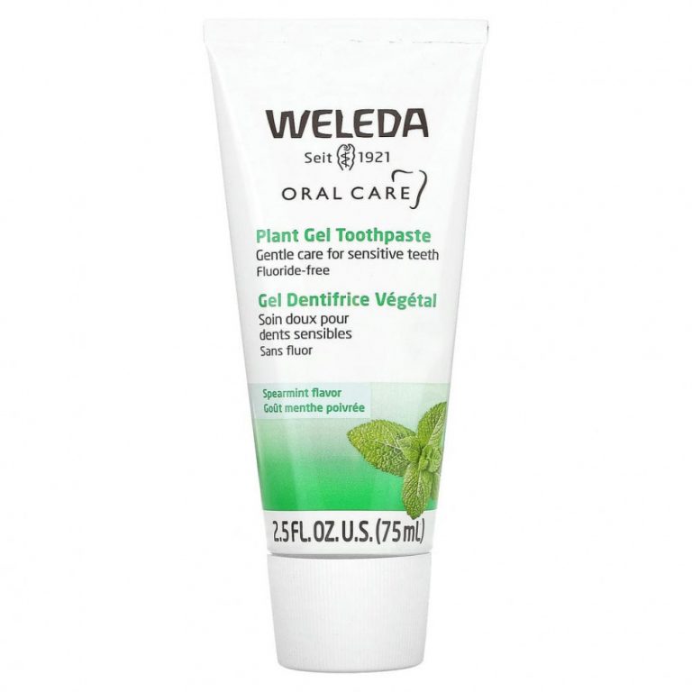 Weleda, Oral Care, гелевая зубная паста с растительными экстрактами, сладкая мята, 75 мл (2,5 жидких унций)