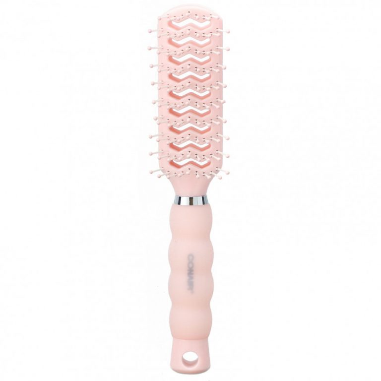 Conair, Продуваемая расческа для укладки Gel Grips с удобной гелевой ручкой, 1 шт.