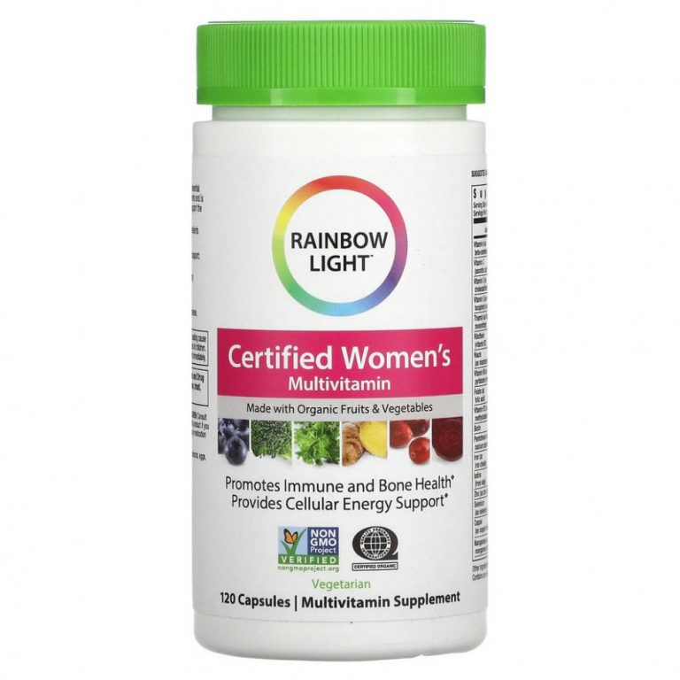 Rainbow Light, Сертифицированный Women’s Multivitamin, 120 вегетарианских капсул