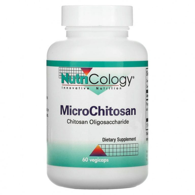 Nutricology, MicroChitosan, 60 вегетарианских капсул