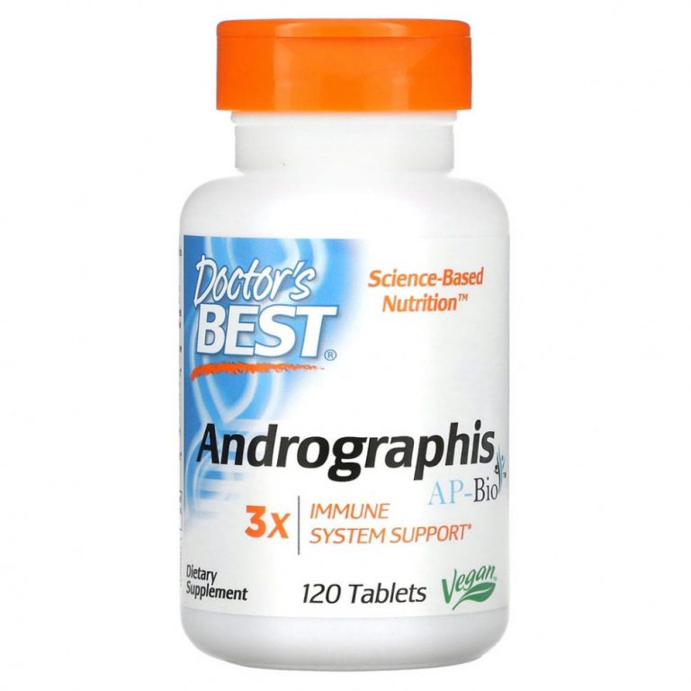 Doctor’s Best, Andrographis Ap-Bio, 120 таблеток