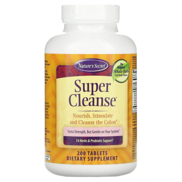 Nature’s Secret, Super Cleanse, 200 таблеток