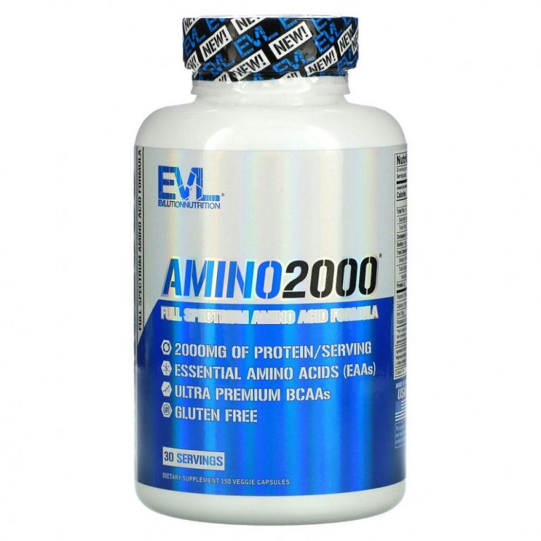 EVLution Nutrition, Amino 2000« 150 растительных капсул