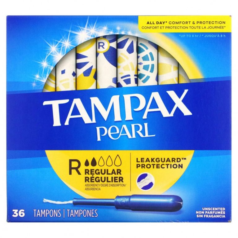 Tampax, Жемчужный, обычный, без запаха« 36 тампонов