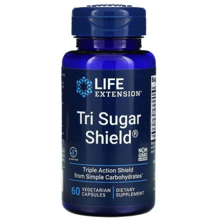 Life Extension, Tri Sugar Shield, 60 растительных капсул