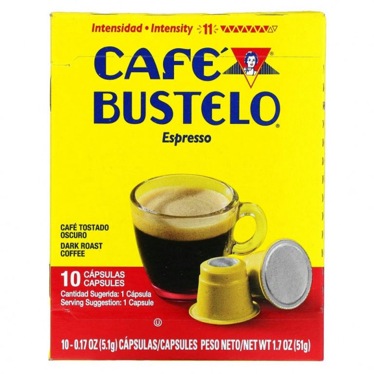 Caf? Bustelo, кофе темной обжарки, эспрессо, 10 капсул по 5,1 г (0,17 унции)