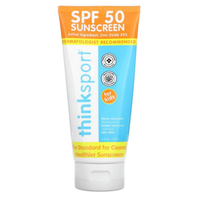 Think, Thinksport, солнцезащитное средство с SPF 50, для детей, 177 мл (6 жидк. унций)