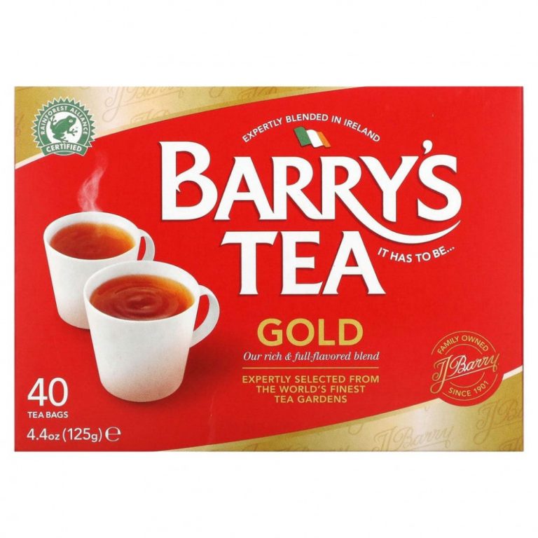 Barry’s Tea, Золотая смесь, 40 чайных пакетиков, 125 г (4,4 унции)