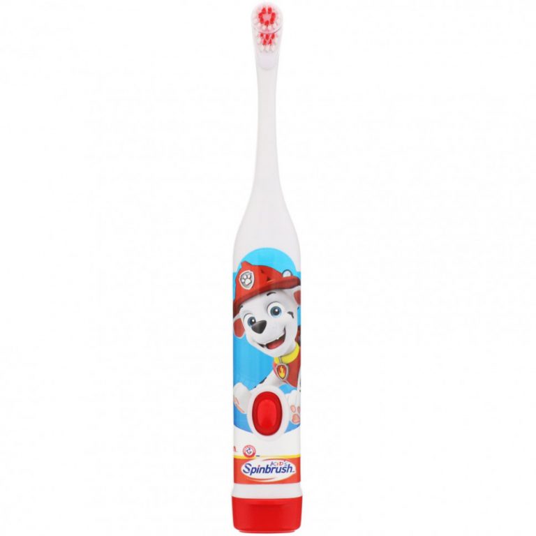 Arm & Hammer, Kid’s Spinbrush, «Щенячий патруль», мягкая, 1 зубная щетка на батарейках