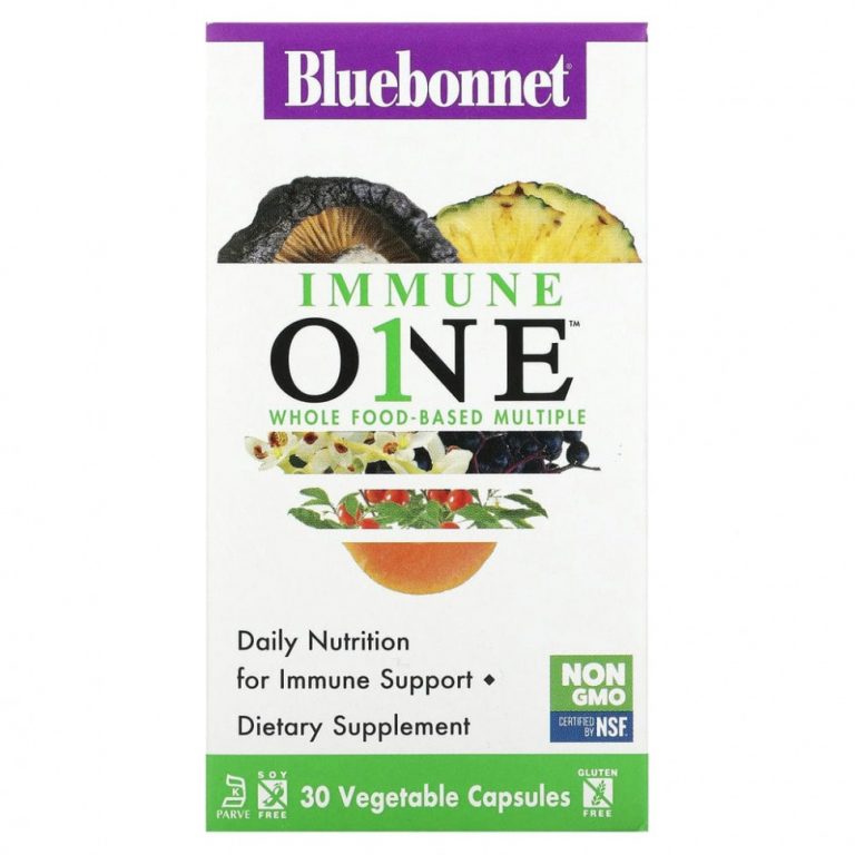 Bluebonnet Nutrition, Immune One, комплекс из цельных продуктов, 30 растительных капсул