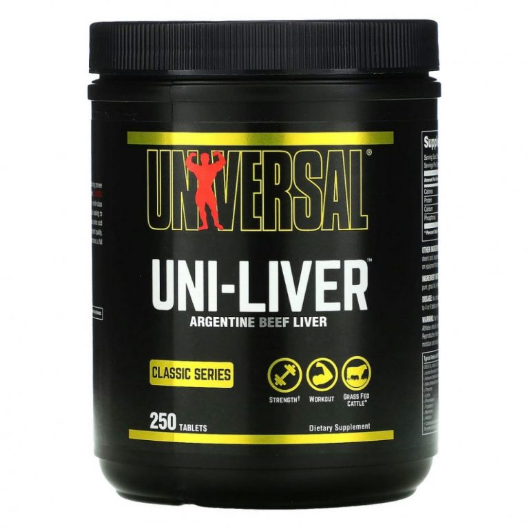 Universal Nutrition, Classic Series, Uni-Liver, аргентинская говяжья печень, 250 таблеток