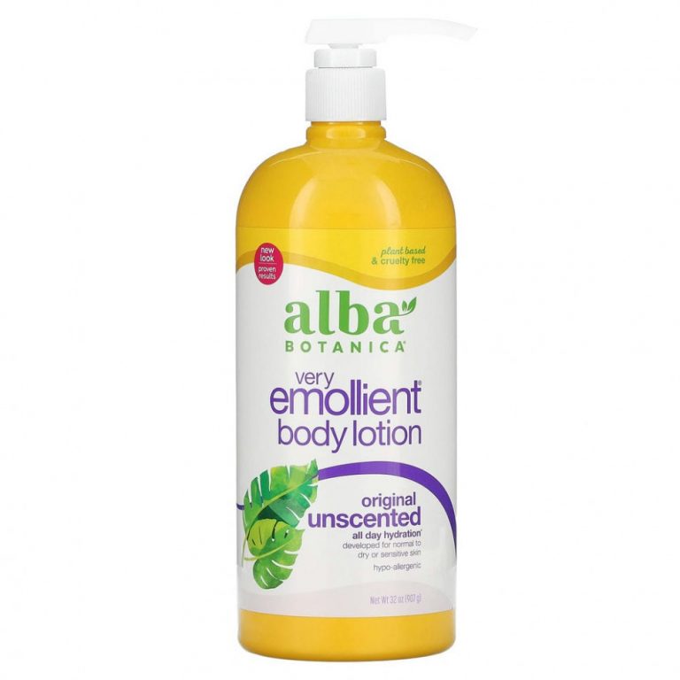 Alba Botanica, Very Emollient, смягчающий лосьон для тела, без запаха, оригинальный, 907 г (32 унции)