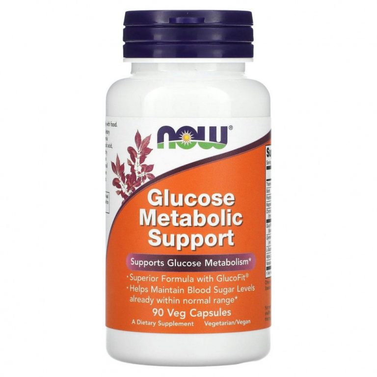 NOW Foods, Glucose Metabolic Support, 90 растительных капсул