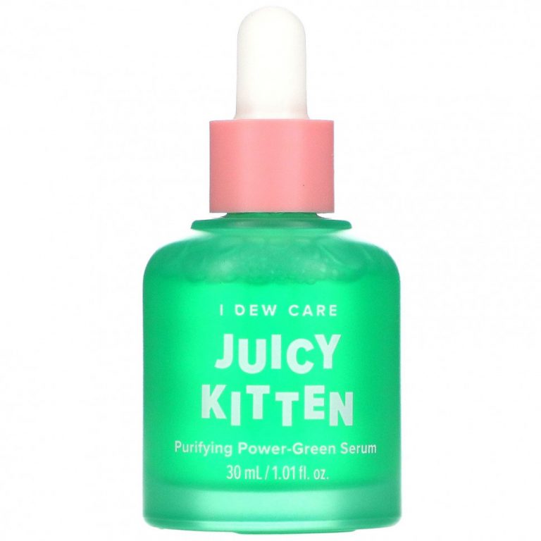 I Dew Care, Juicy Kitten, очищающая сыворотка с зеленым эффектом, 30 мл (1,01 жидк. Унции)