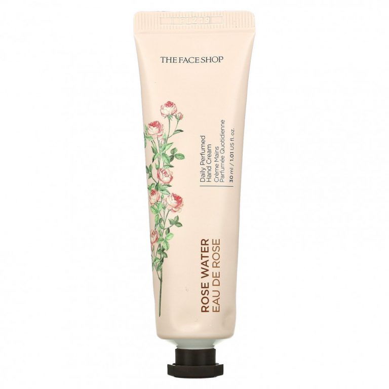 The Face Shop, Rose Water, ежедневный парфюмированный крем для рук, 30 мл (1,01 жидк. Унции)