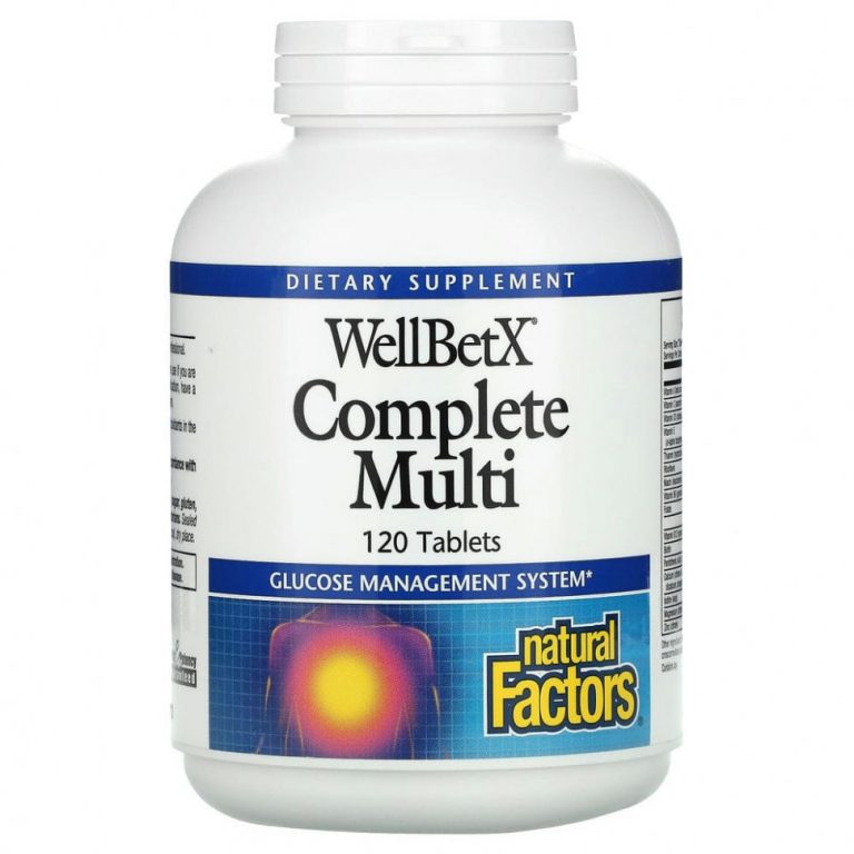 Natural Factors, WellBetX Complete Multi, 120 таблеток