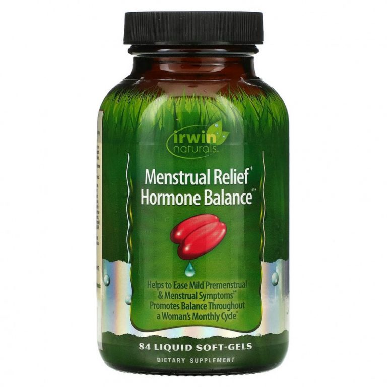 Irwin Naturals, Menstrual Relief Hormone Balance, 84 мягких желатиновых капсулы с жидкостью