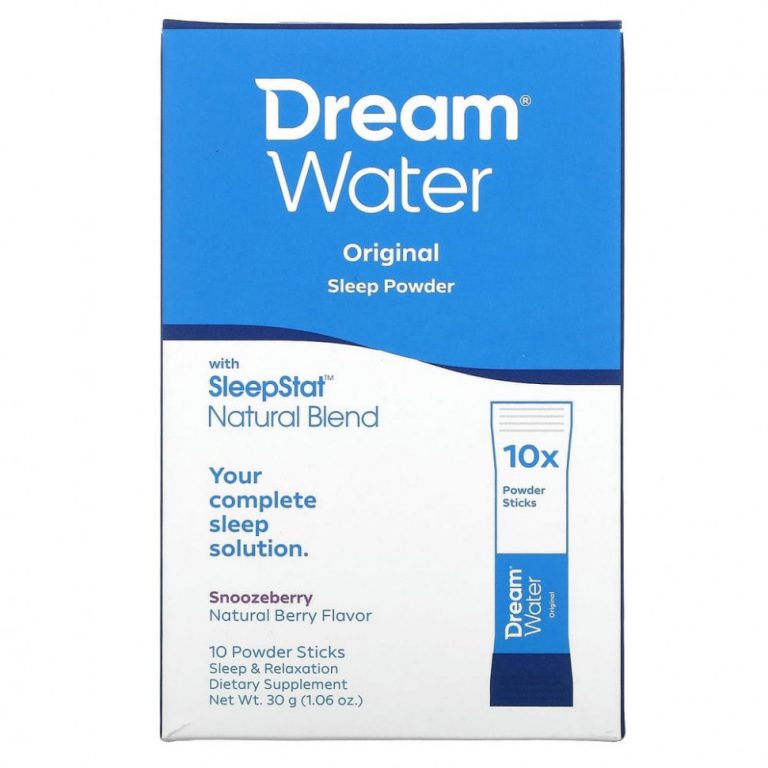 Dream Water, снотворное, сонная ягода, 10 стиков, весом 3 г каждый