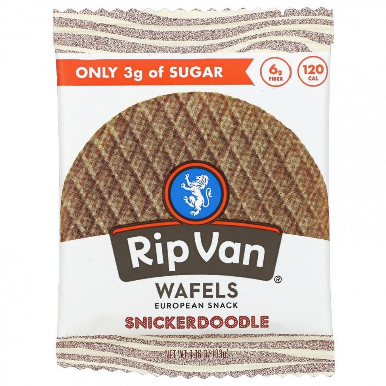 Rip Van Wafels, Snickerdoodle, 33 г (1,16 унции)