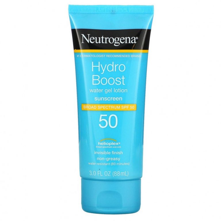 Neutrogena, Hydro Boost, гель-лосьон на водной основе, SPF 50, 88 мл (3 жидк. унции)